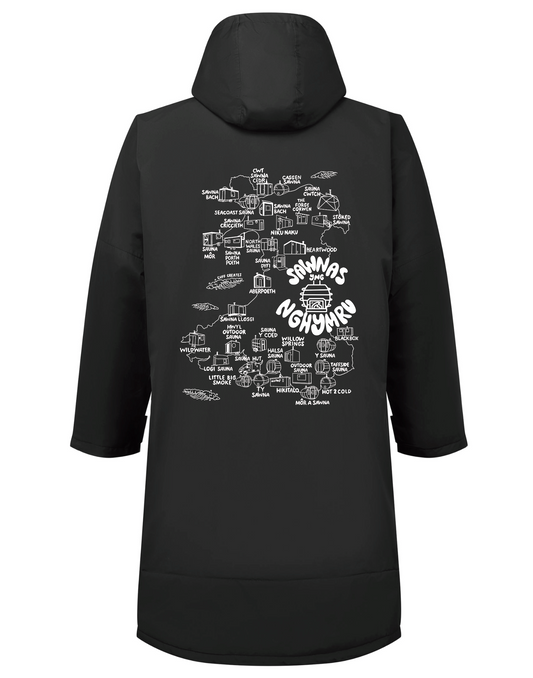 Kids Aberpoeth Dry Robe Saunas Map | Welsh