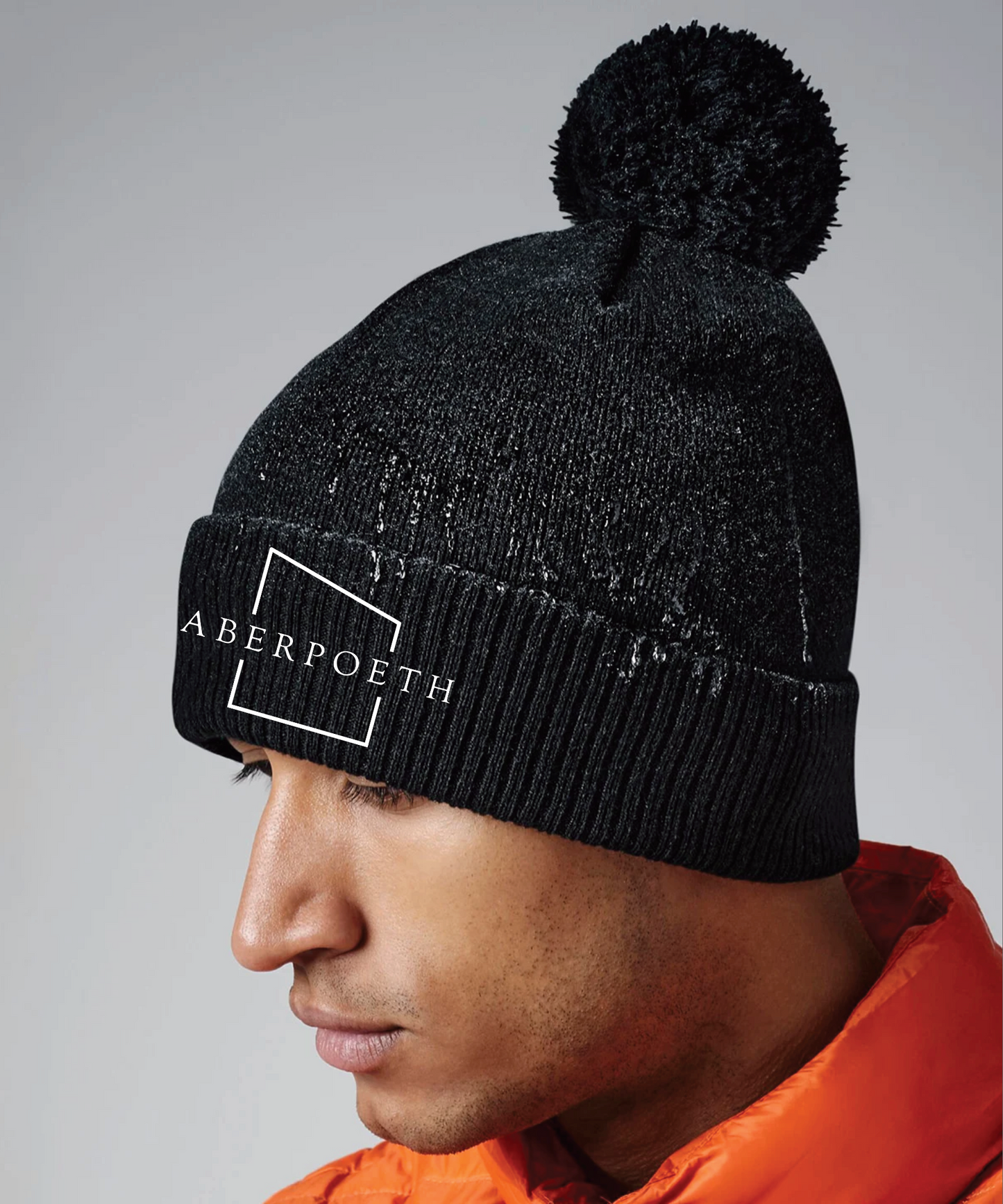 Aberpoeth Water Repellent Thermal Lined Bobble Hat