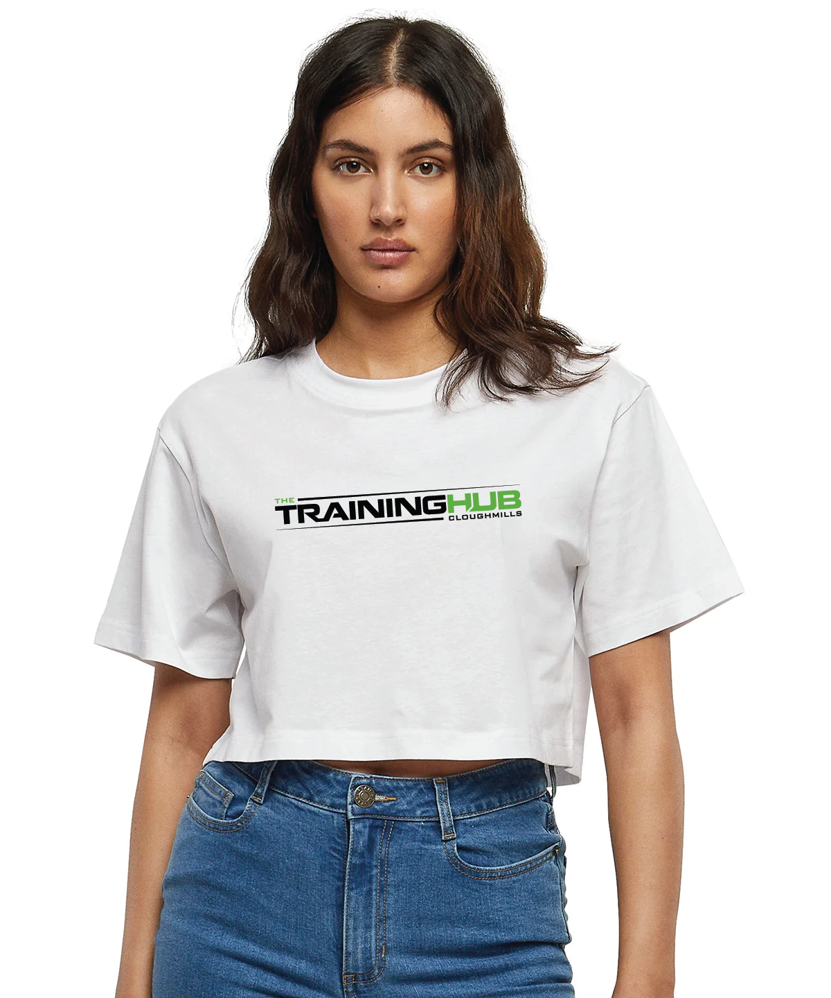 The Training Hub Cropped Oversize Tee